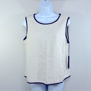 TAHARI linen-tank-tops-camisoles Size M